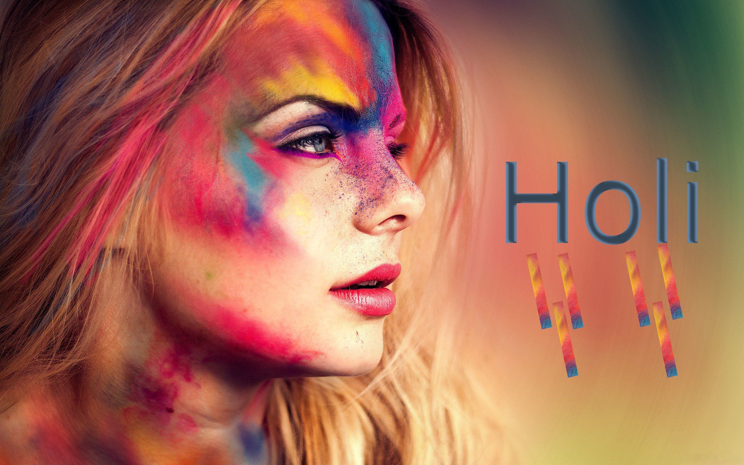 Holi Girl, HD Celebrations, 4k Wallpaper, Image, Background, Photo and Picture
