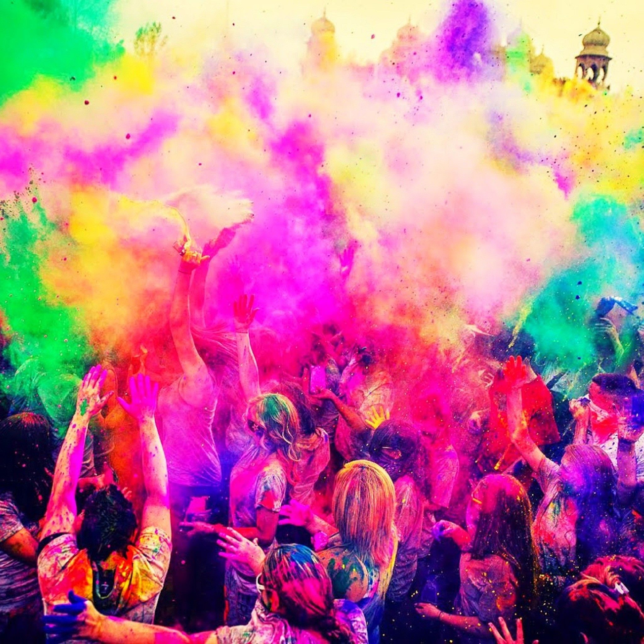 Happy Festival Of Color Tap To See More Happy Holi Festival Wallpaper & Background Download
