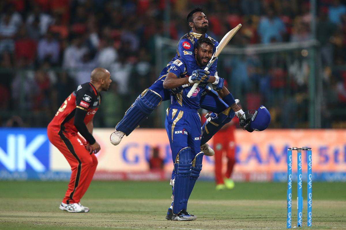 rcb vs mi highlights hotstar