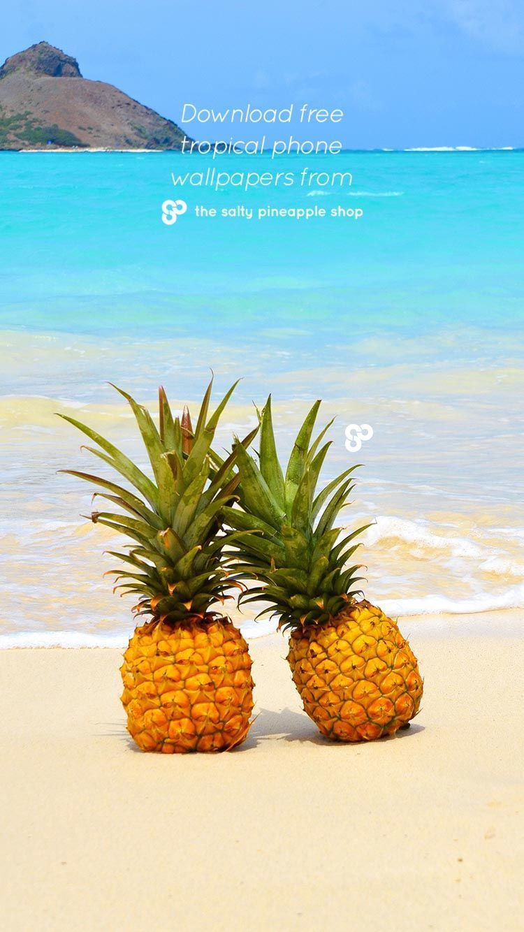Pineapple Beach Wallpaper