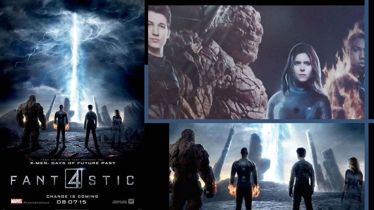 FANTASTIC FOUR 2015 Action Superhero Hero Heroes Warrior Adventure Fighting 1ffour Sci Fi Comics Fant4stic Marvel 2015ff Poster Wallpaperx1080