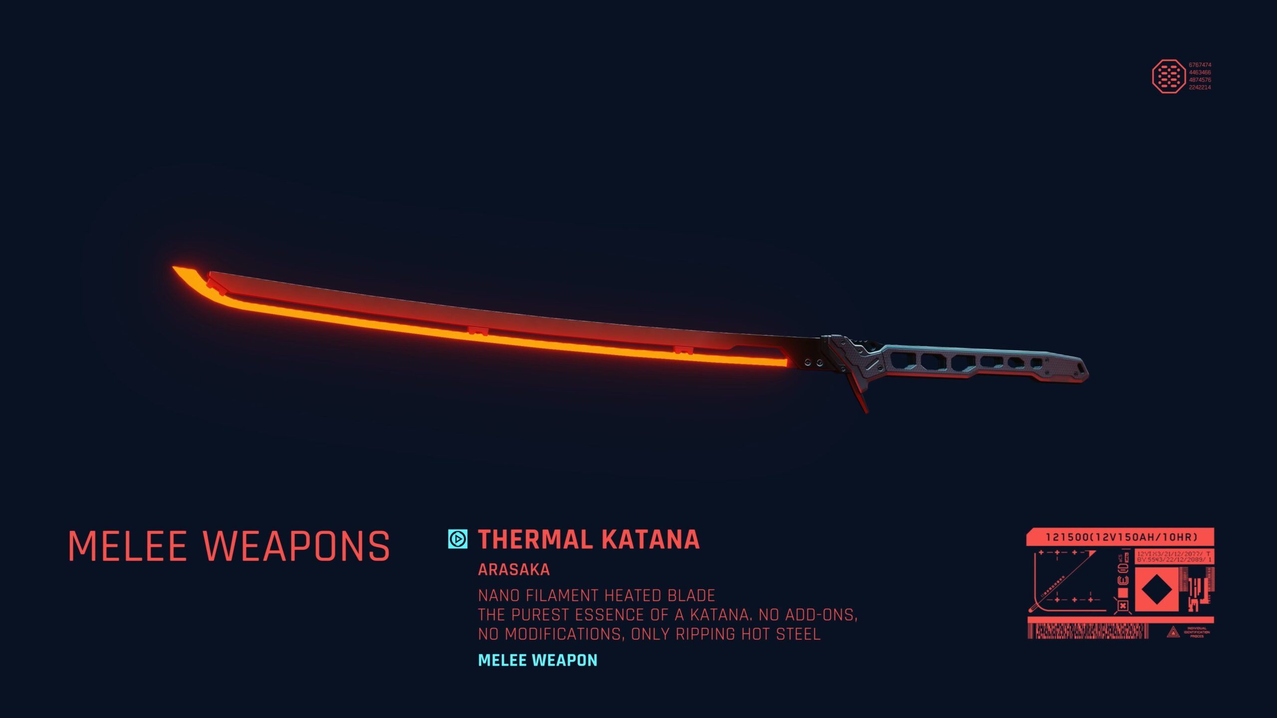 Cyberpunk 2077 katana. Cyberpunk 2077 катана. Термо катана Cyberpunk 2077. Меч Cyberpunk 2077.