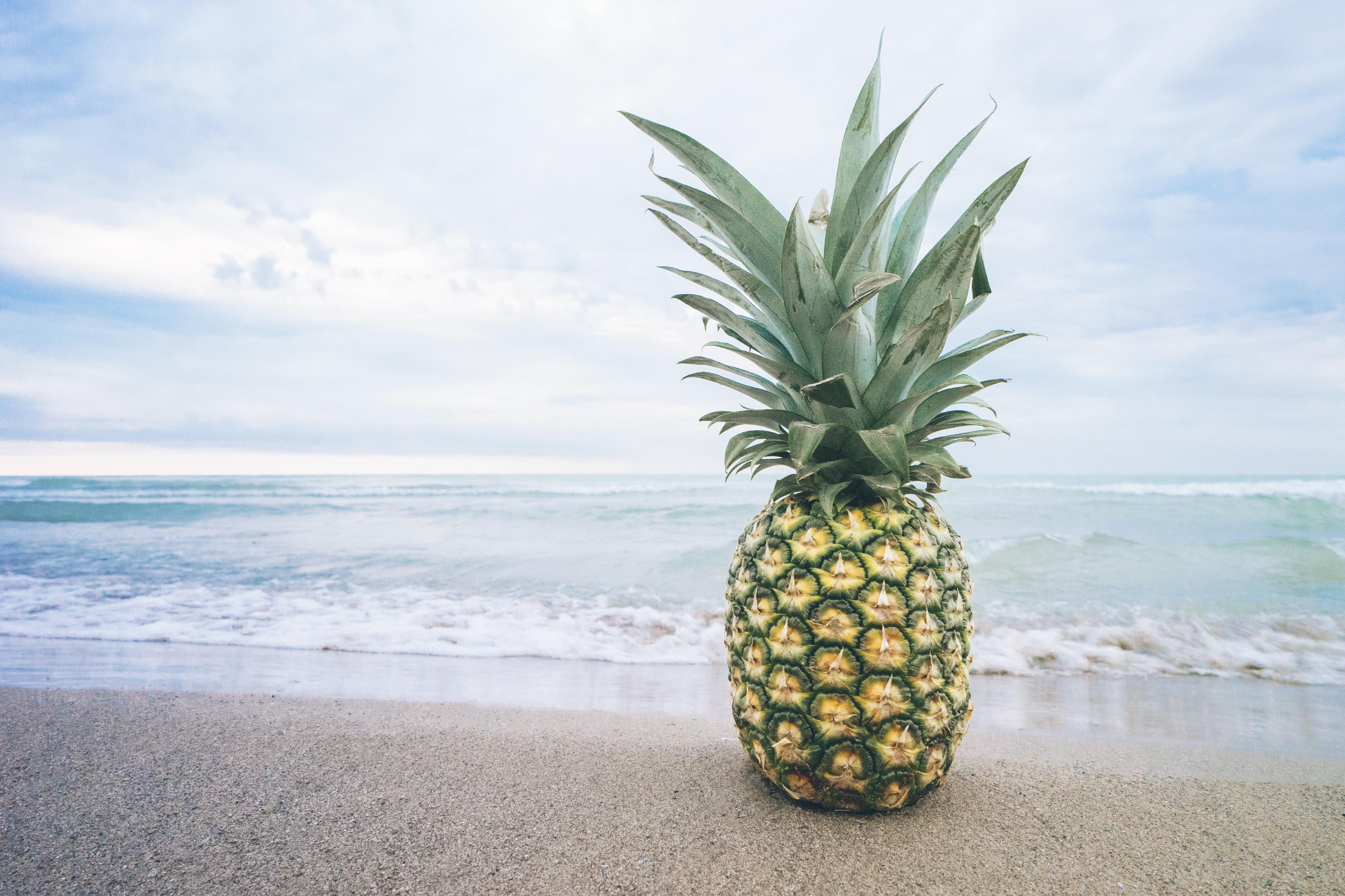 Pineapple Wallpaper HD Beach HD Wallpaper