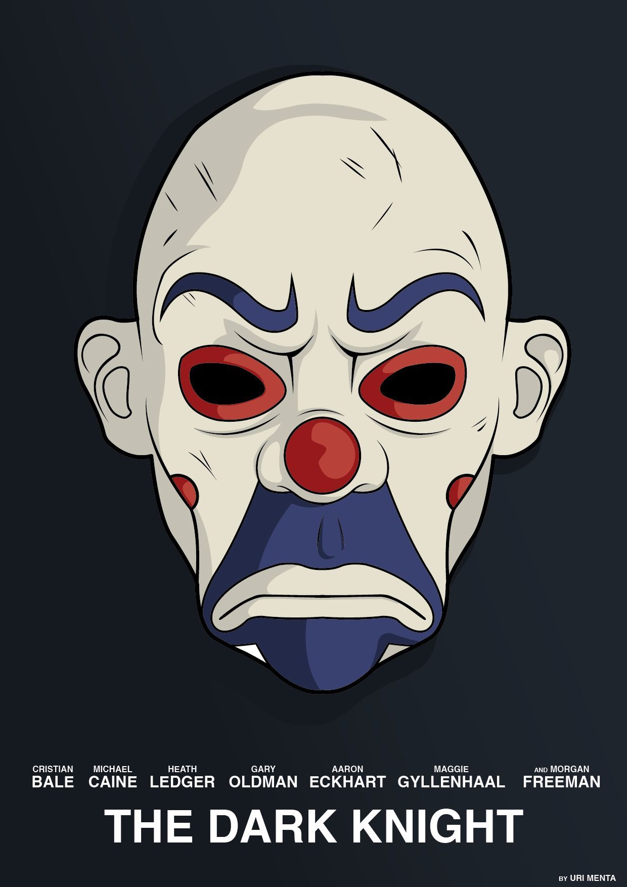 Joker's mask in the bank robbery movie poster #thejoker #batman #illustration. Joker artwork, Joker art, Joker mask