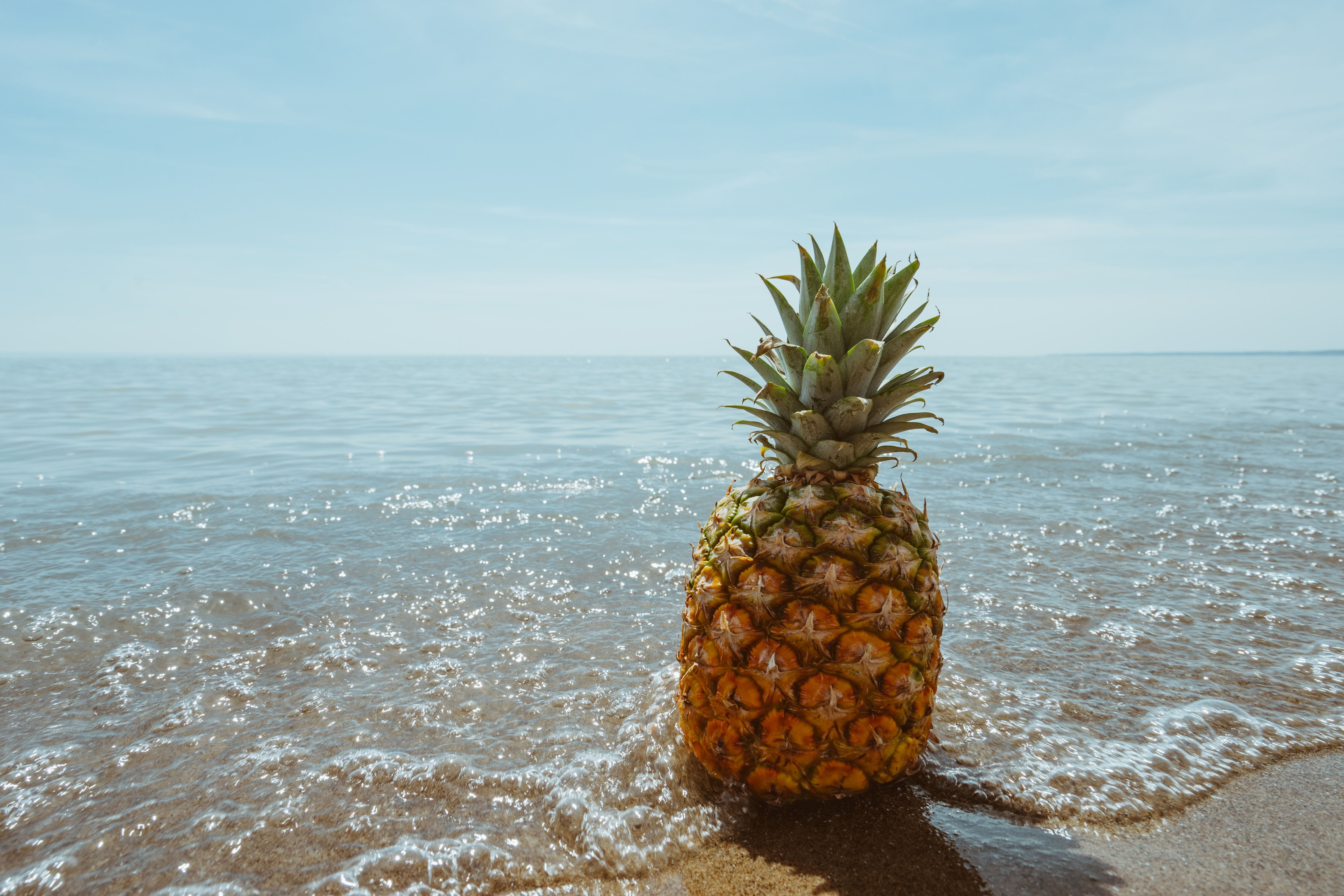 Pineapple Beach Wallpaper