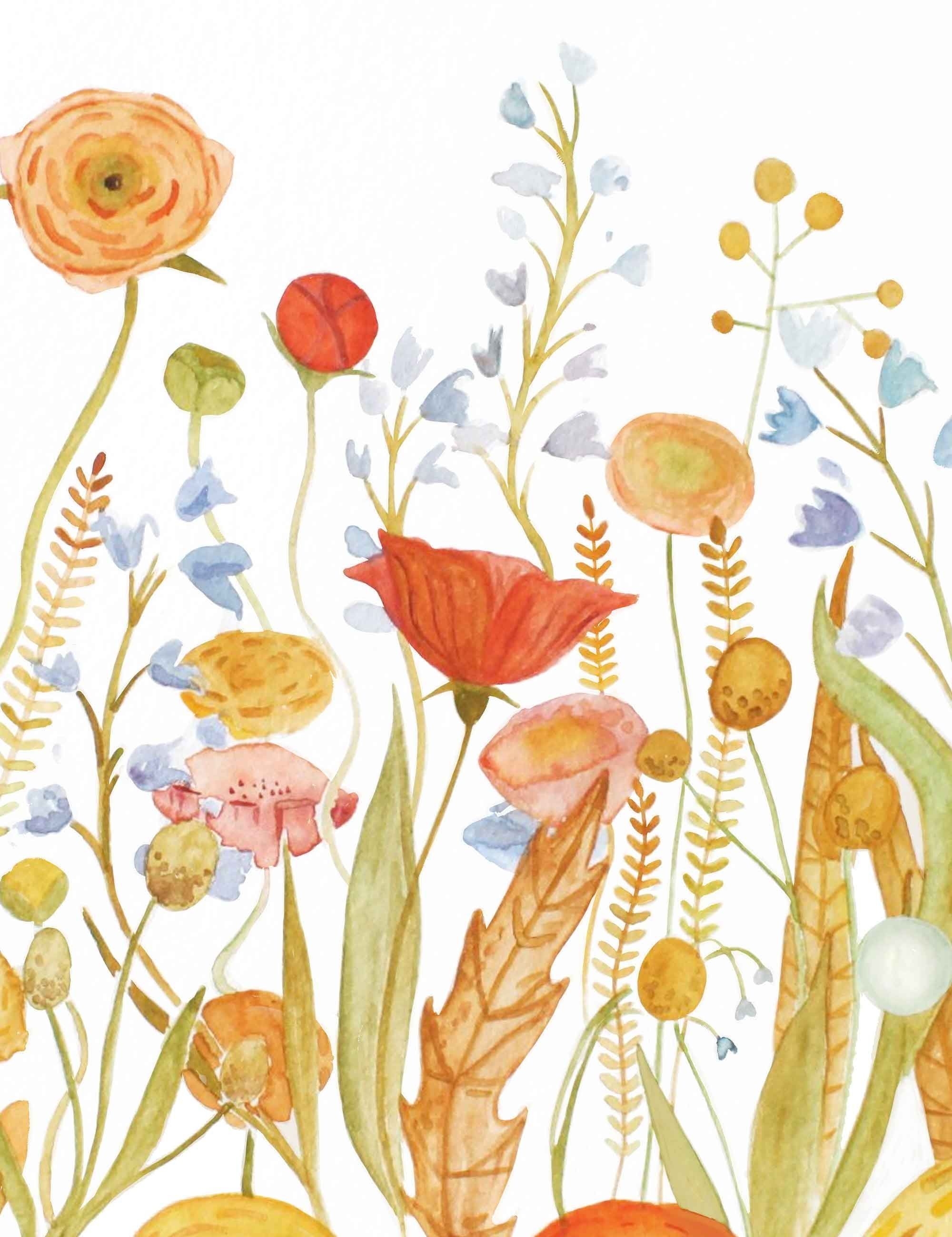 Anewall Wildflower Wallpaper Mural