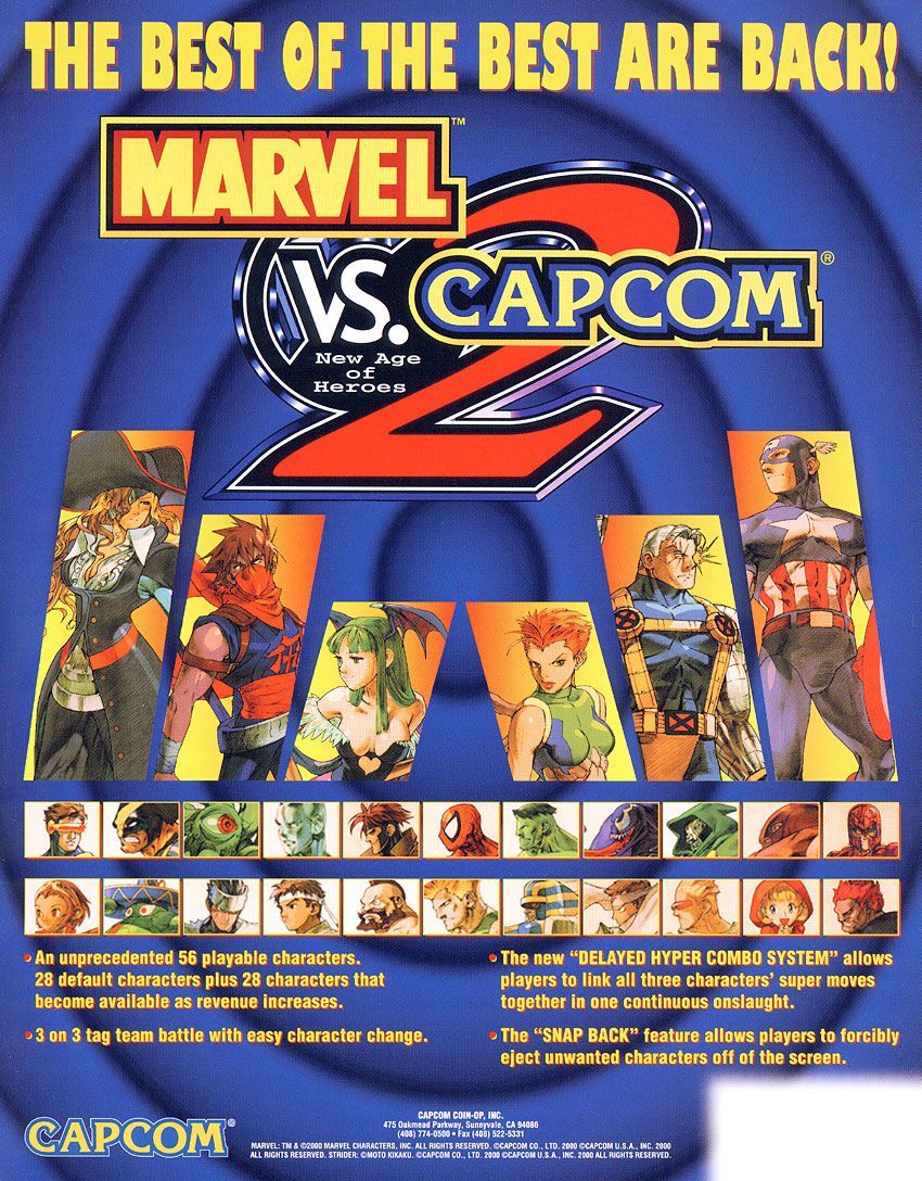 Marvel vs. Capcom 2: New Age of Heroes. Marvel vs, Marvel vs capcom, Capcom