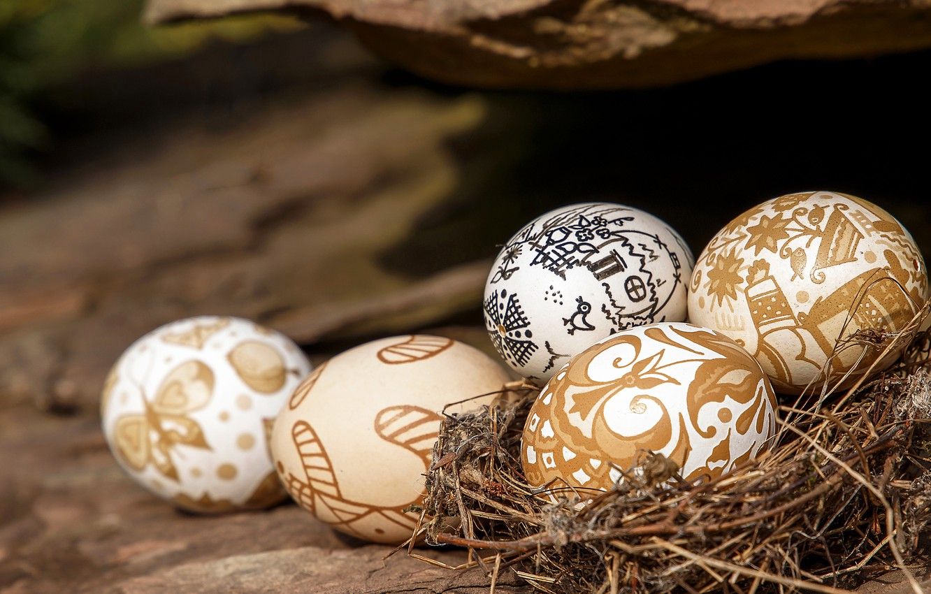 Wallpaper patterns, eggs, Easter, socket, Easter, Holidays, Eggs image for desktop, section праздники