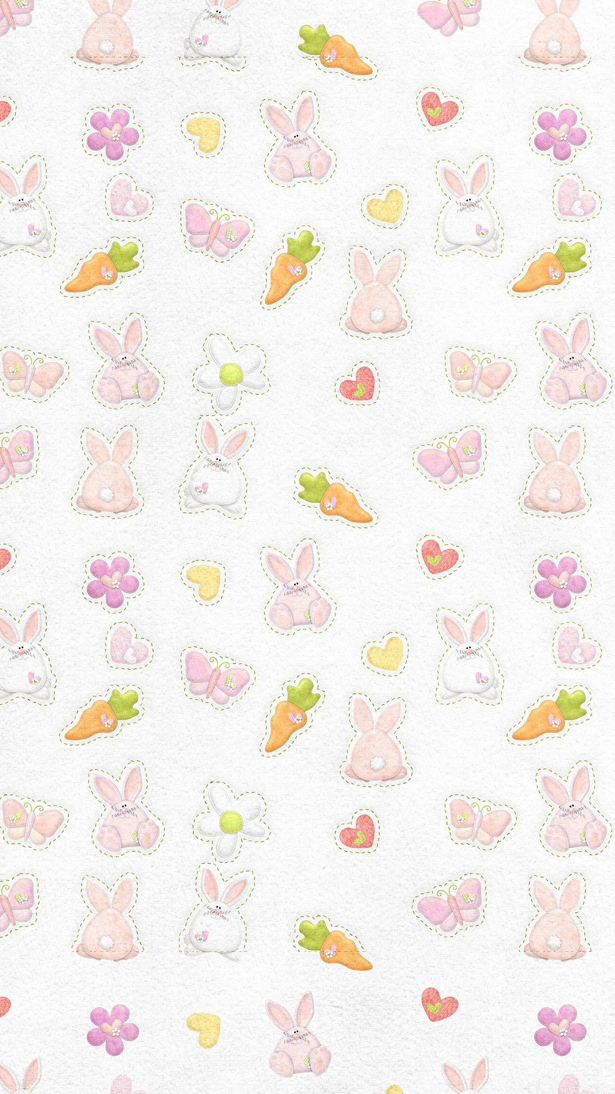 Bunny Pattern Wallpaper