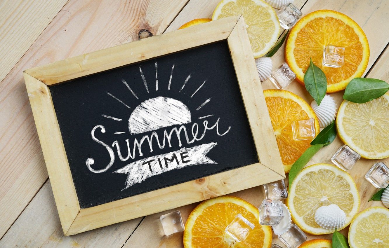 Wallpaper lemon, orange, ice, lemon, ice, summer, fruit, fruit, orange, citrus, hello, slice image for desktop, section еда