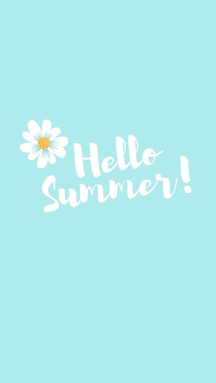 iPhone Hello Summer Wallpaper