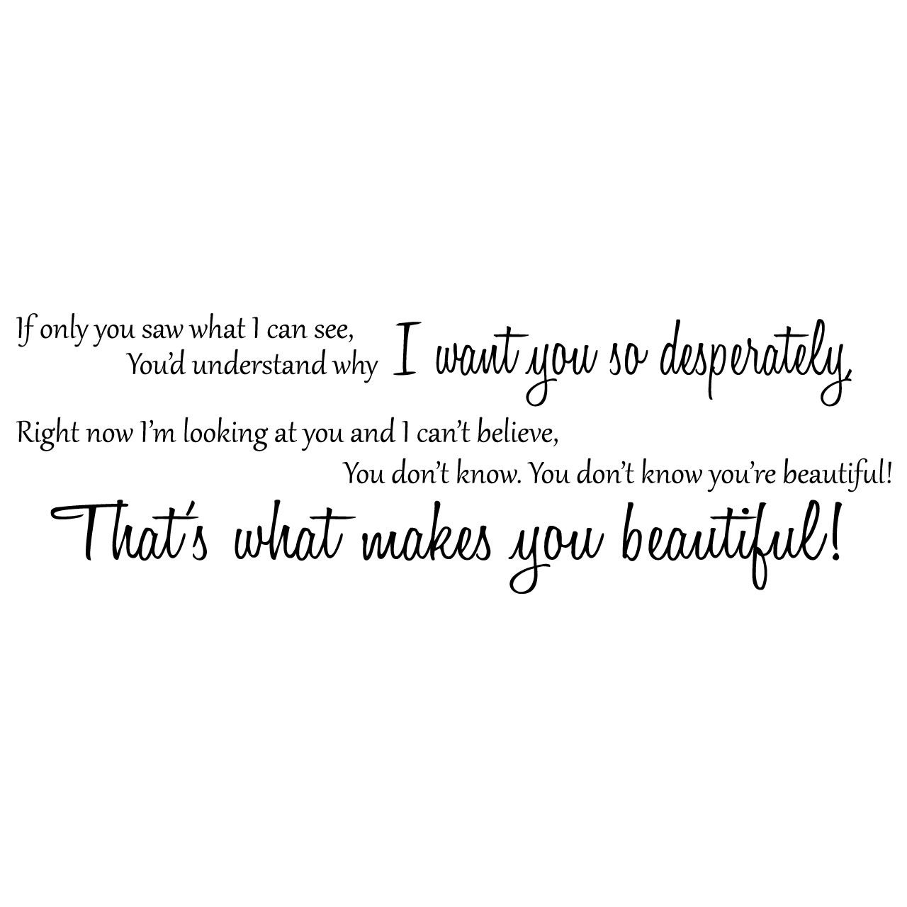 Beautiful Wallpaper One Direction Lyrics Quotes Photo