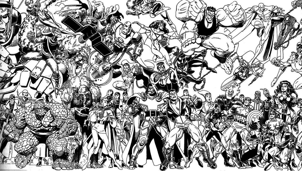 Download Marvel Black And White Wallpapers Wallpaper Cave. 