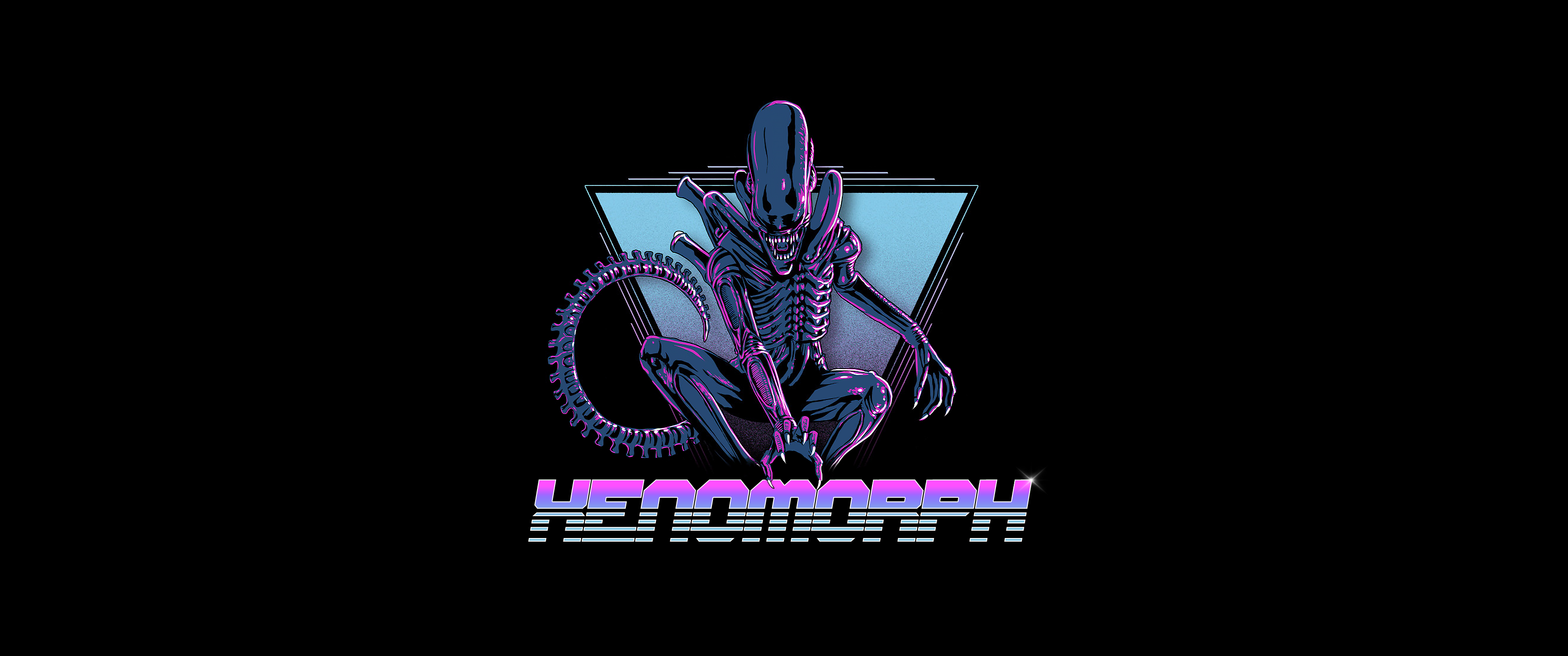Xenomorph Alien Ultrawide outrun Wallpapers 3440x1440 : outrun.