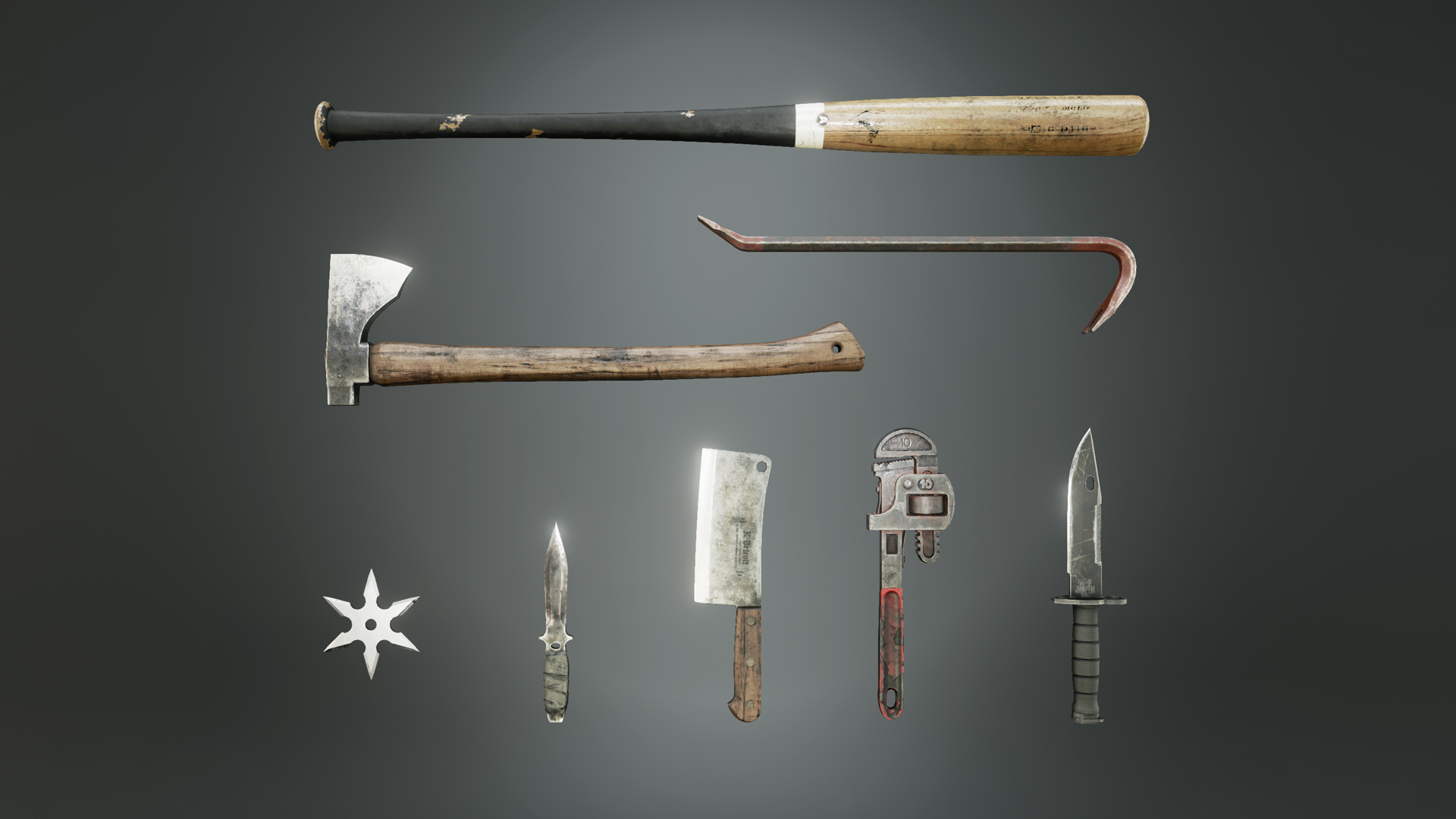 Free Melee Weapons Pack