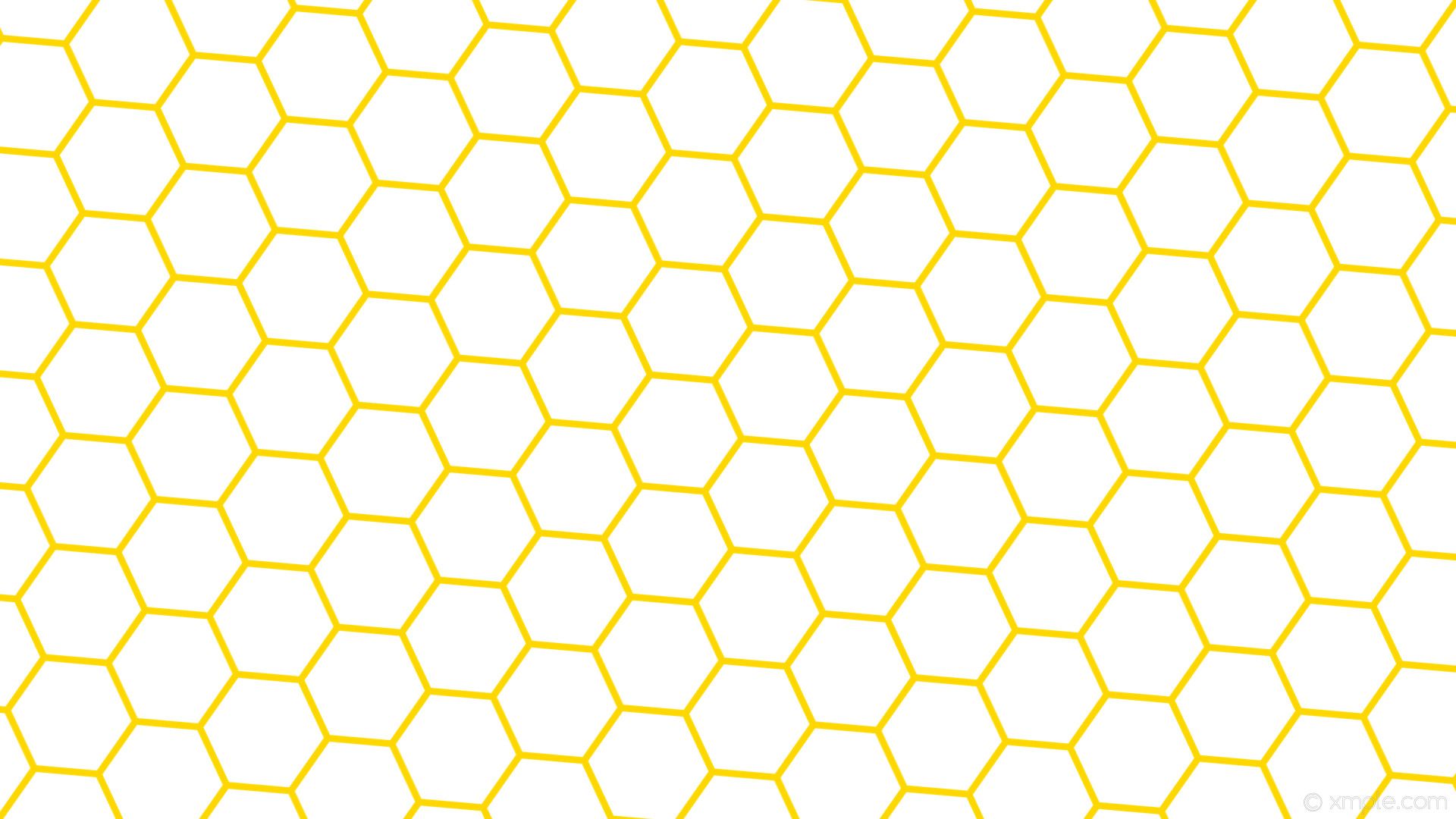 Wallpaper Yellow Hexagon Beehive Honeycomb White Gold And Gold Hexagon Background Wallpaper & Background Download