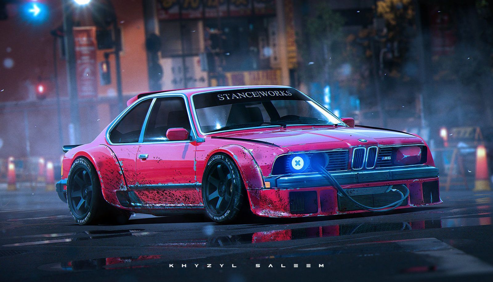Classic Cars Reimagined in a Bosozoku Future. Bmw m6, Bmw wallpaper, Bmw