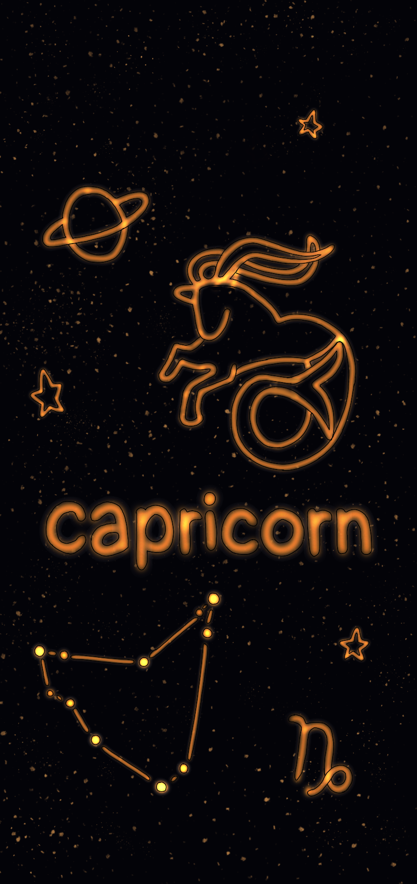Capricorn Zodiac Sign Wallpaper iPhone. Capricorn aesthetic, Zodiac capricorn, Bad girl wallpaper