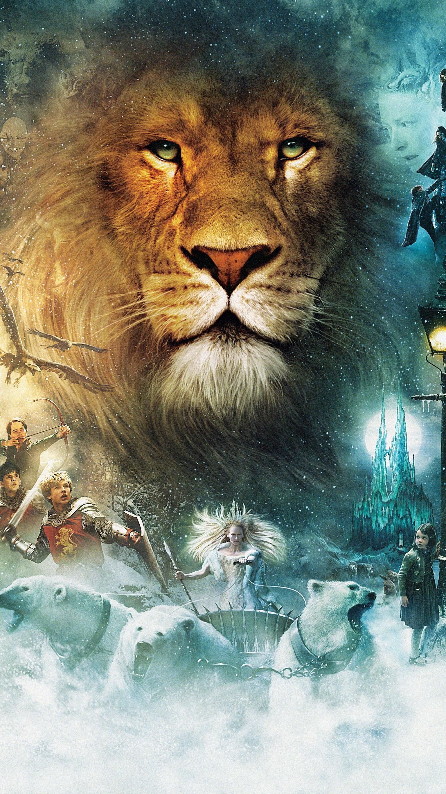 The Chronicles of Narnia: The Lion, the Witch and the Wardrobe (2005) Phone Wallpaper. Moviemania #avengerspictu. Chronicles of narnia, Aslan narnia, Narnia lion
