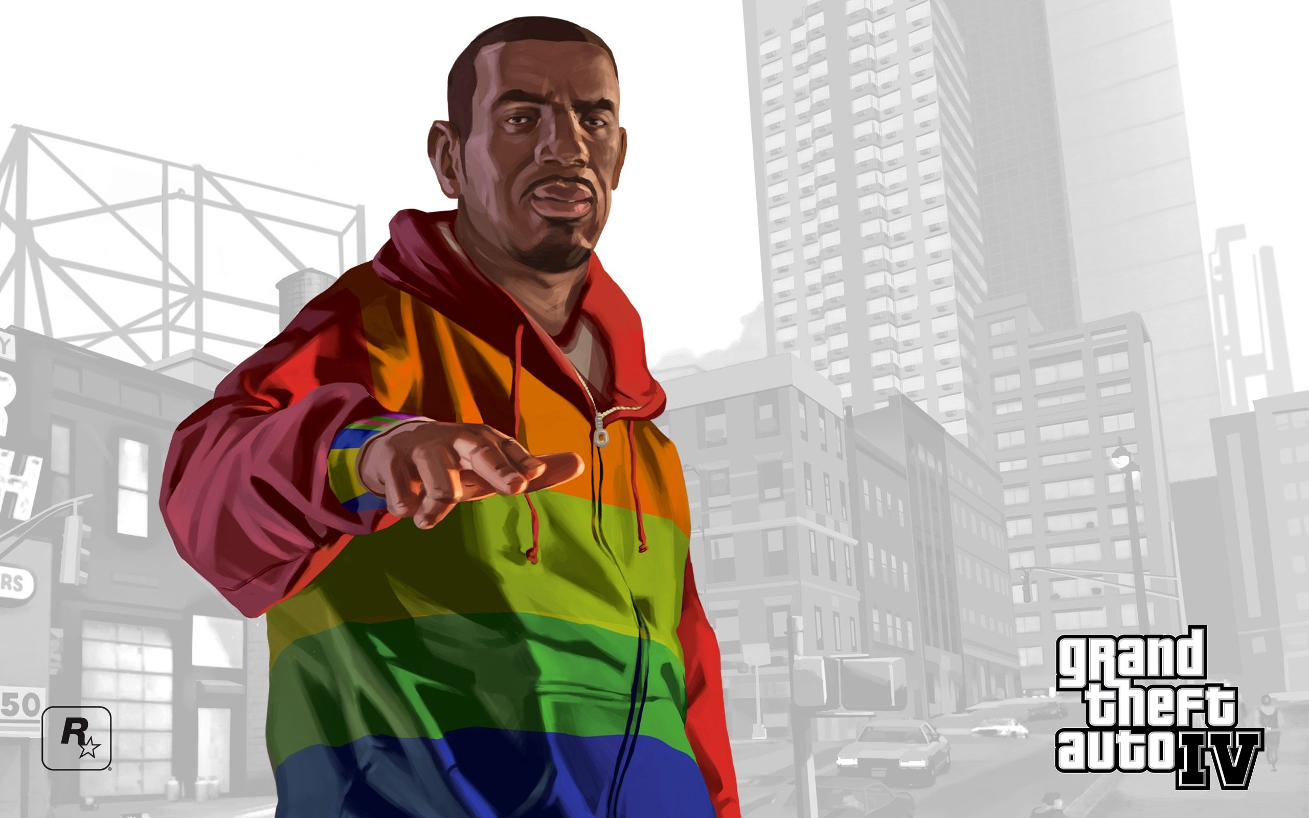 Wallpaper, illustration, T shirt, cool, fun, professional, fictional character, product, outerwear, grand theft auto gta playboy x 2560x1600
