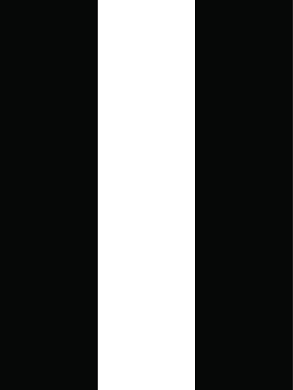 REPEEL Black and White Stripe. Designer Removable Peel and Stick Wallpaper