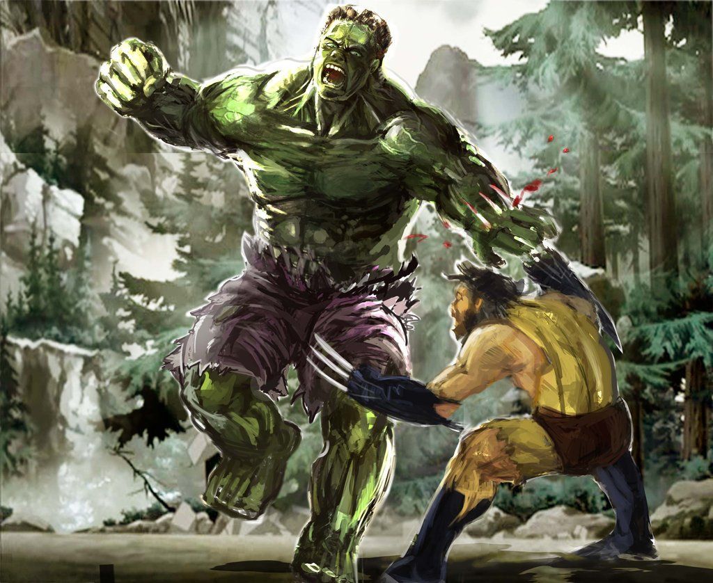 Hulk vs Wolverine Wallpaper Free Hulk vs Wolverine Background