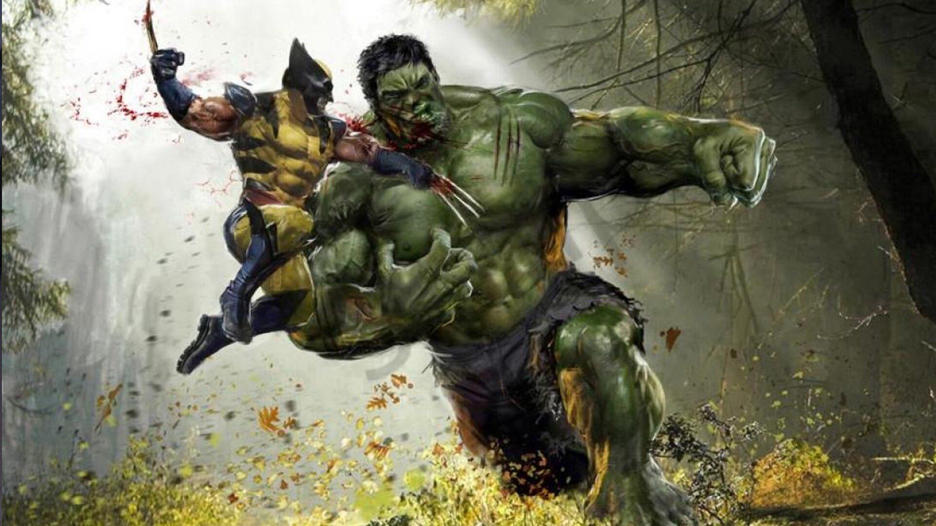 Hulk Vs Wolverine Wallpapers Wallpaper Cave