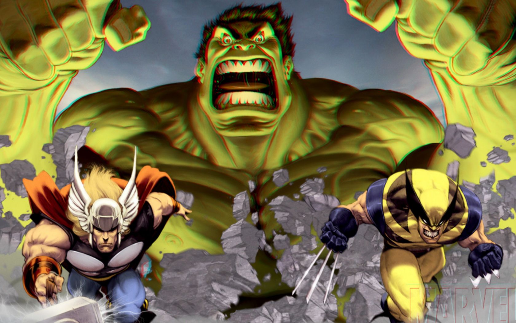 Hulk Vs Thor Vs Wolverine