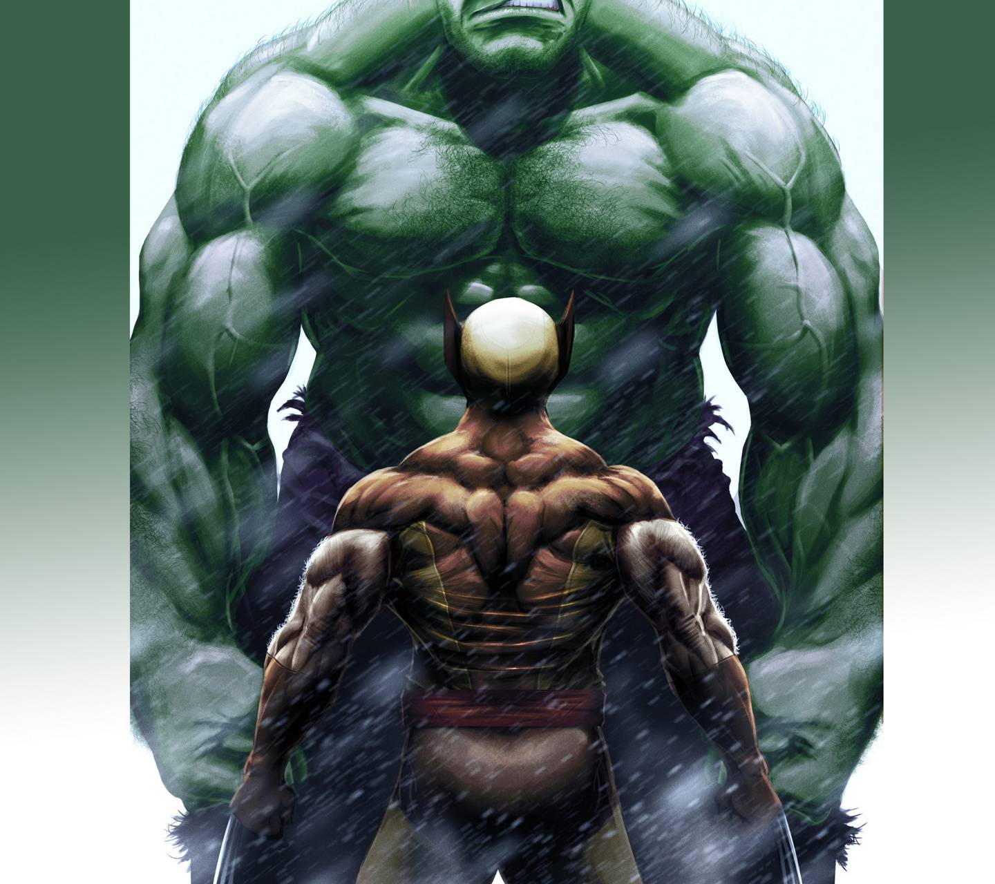 Wolverine Vs Hulk wallpaper
