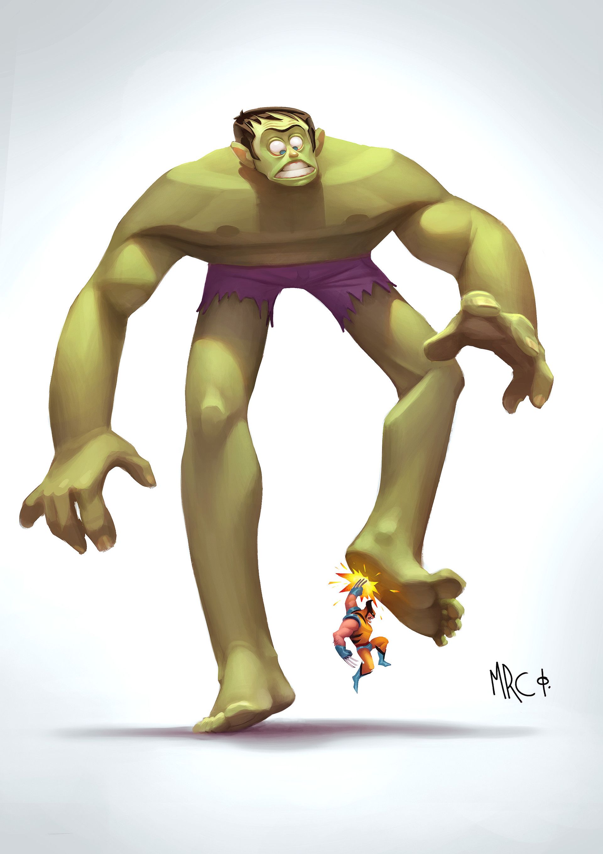 Hulk vs Wolverine, Marco Furtado