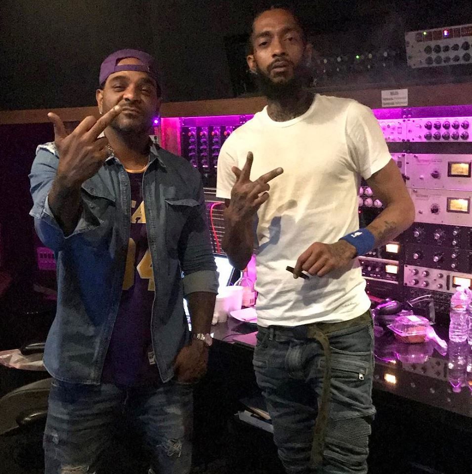 Jim Jones and Nipsey Hussle in the studio. Jim jones rapper, Lauren london nipsey hussle, Lauren london