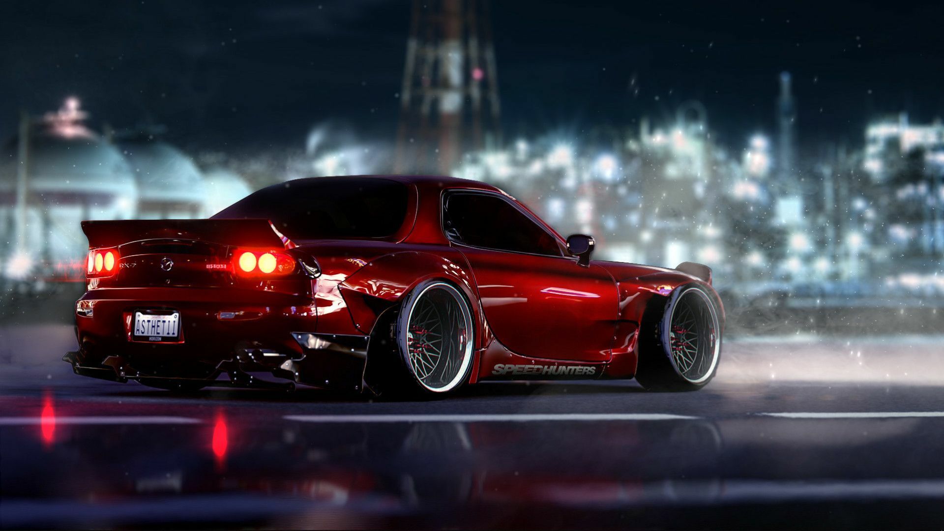 Red Mazda RX 7 Live Wallpaper [DOWNLOAD FREE]