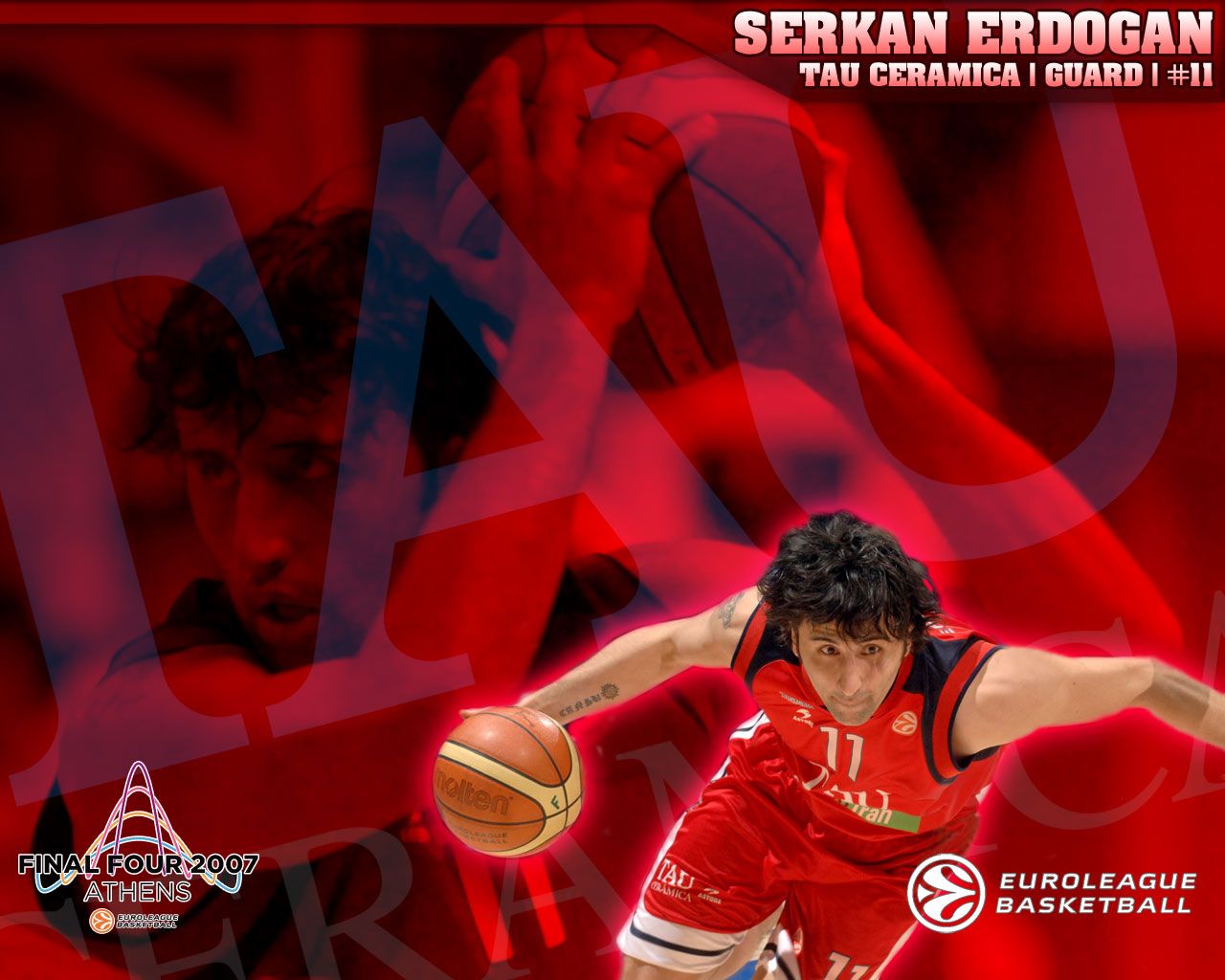 Final Four wallpaper: Serkan Erdogan, Tau Ceramica Four to EUROLEAGUE BASKETBALL