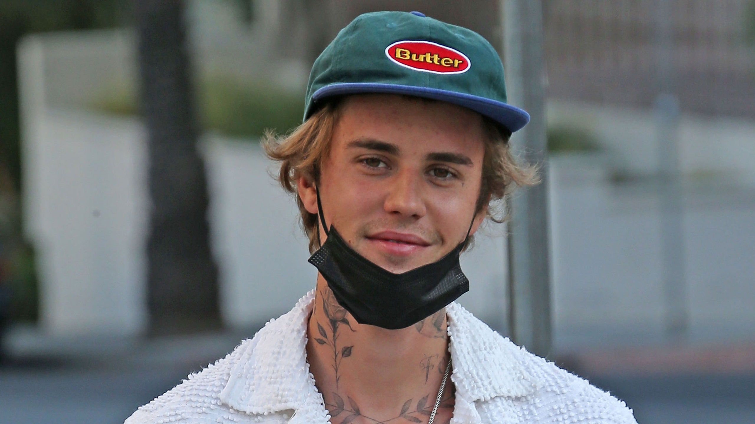 Justin Bieber Shared a Video of Himself Getting His Tattoos Covered Up for His New Anyone Music Video