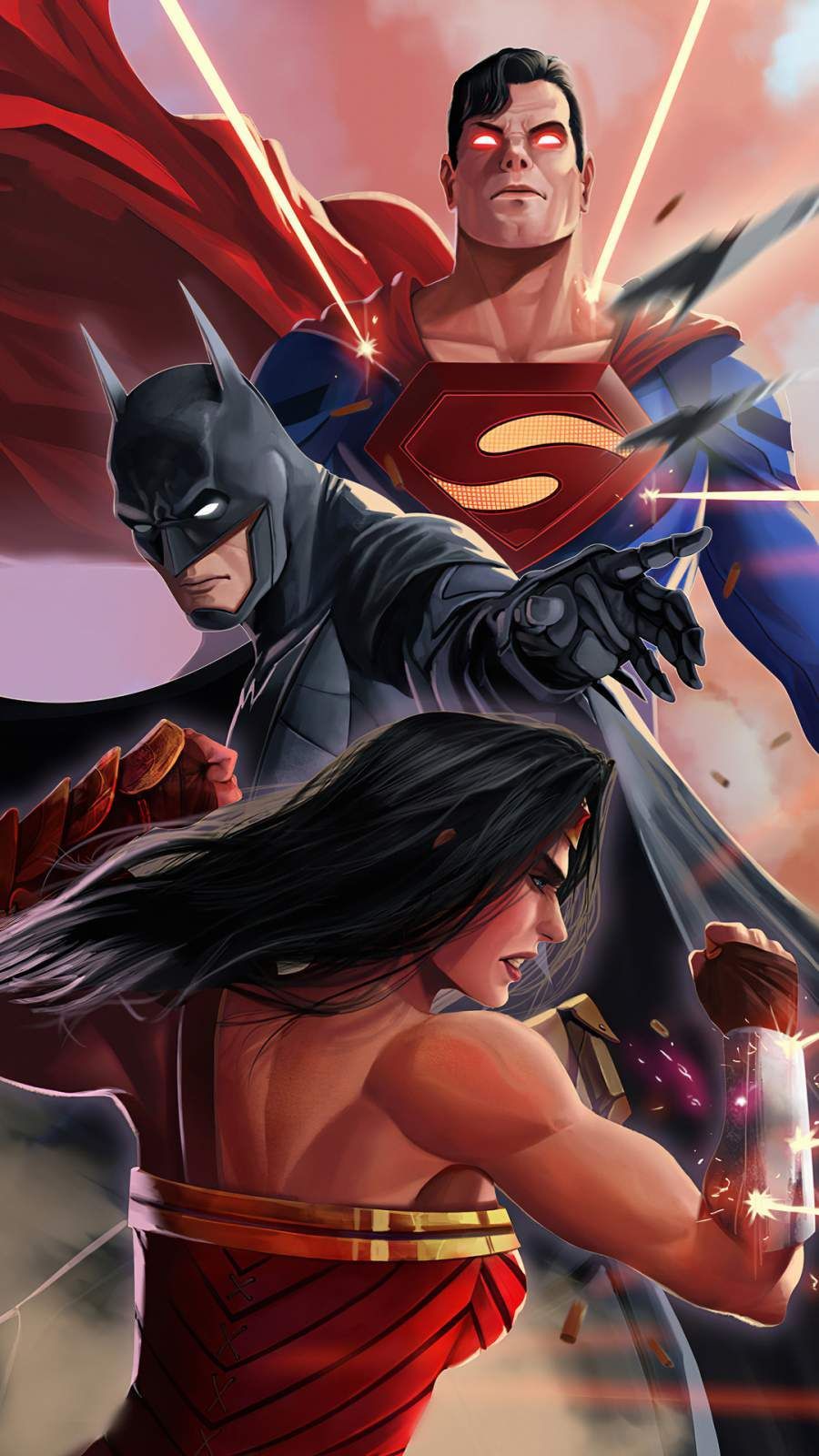 DC Superheroes iPhone Wallpaper. Dc trinity, Dc superheroes, Dc comics heroes