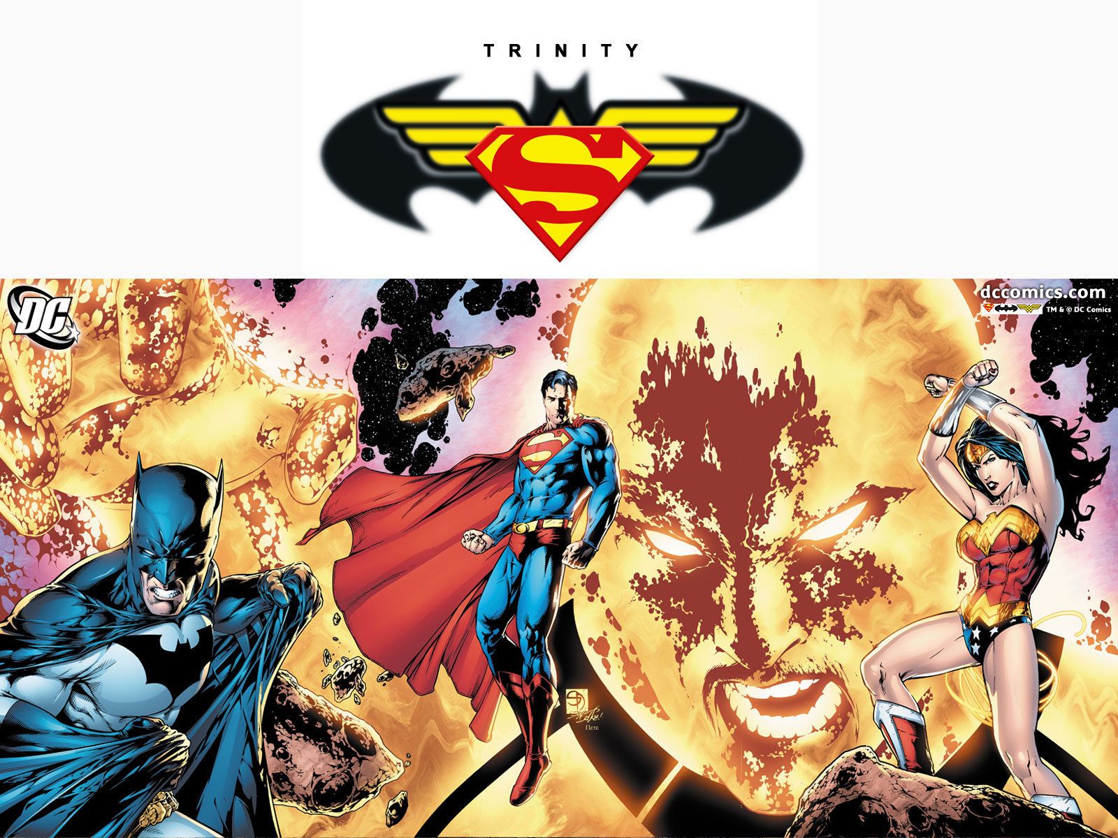 Trinity 50 51 Comics Wallpaper