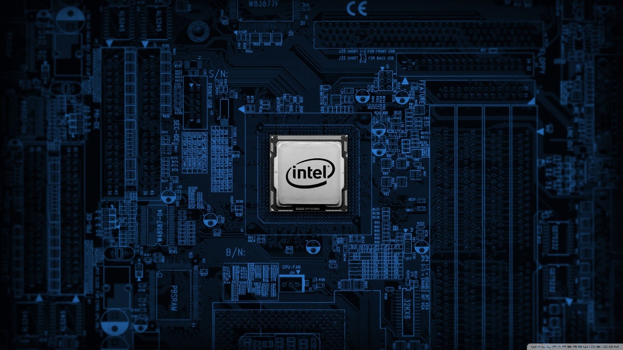 Computer Motherboard Wallpaper Free Computer Motherboard Background