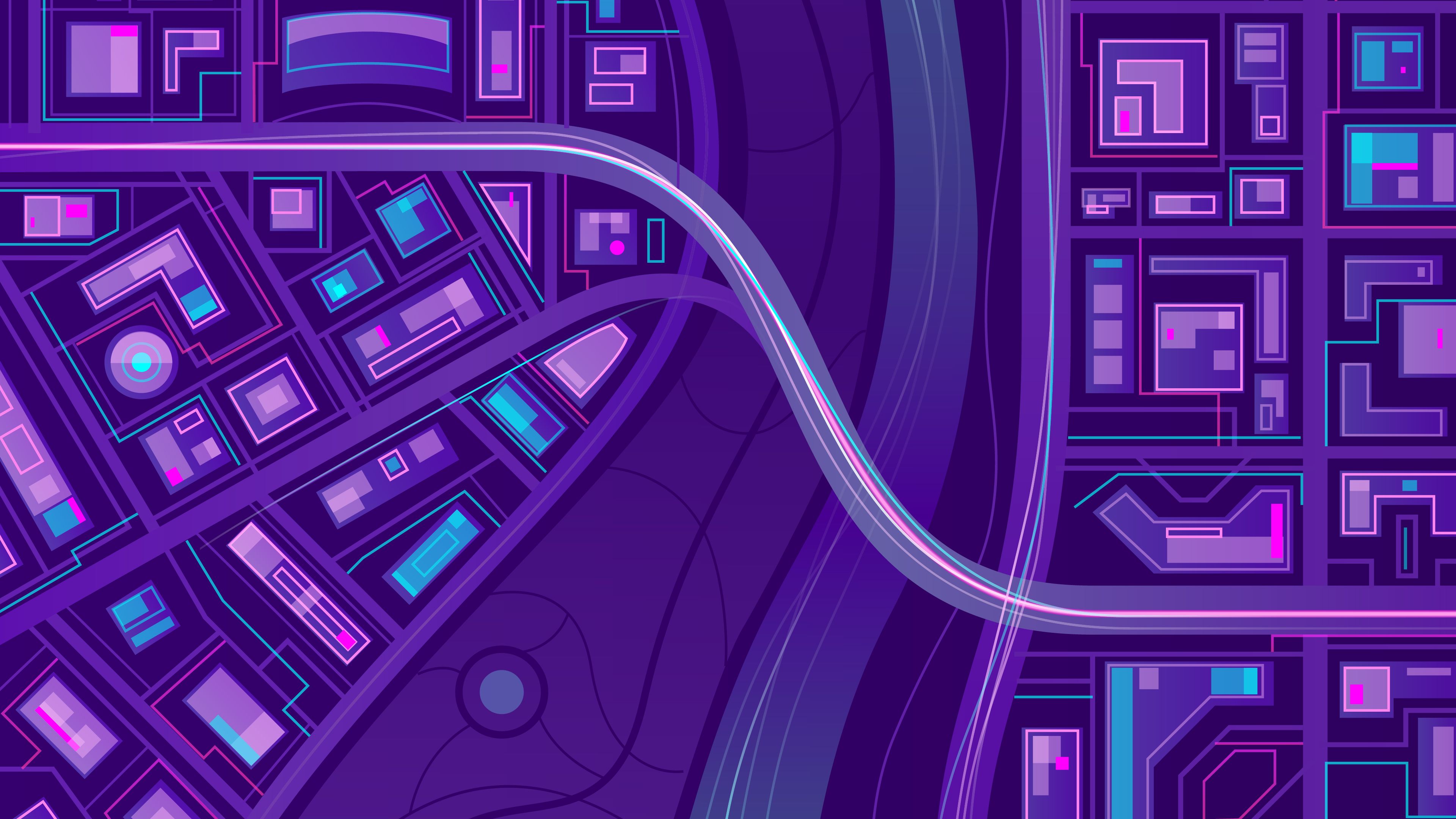 Map City Minimal 4k, HD Artist, 4k Wallpaper, Image, Background, Photo and Picture