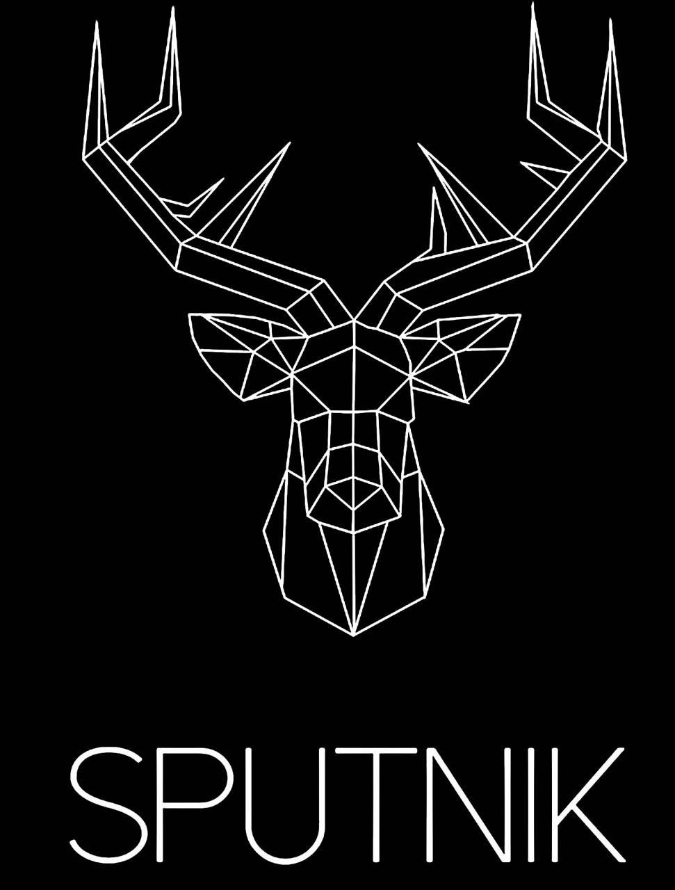 Sputnik black wallpaper