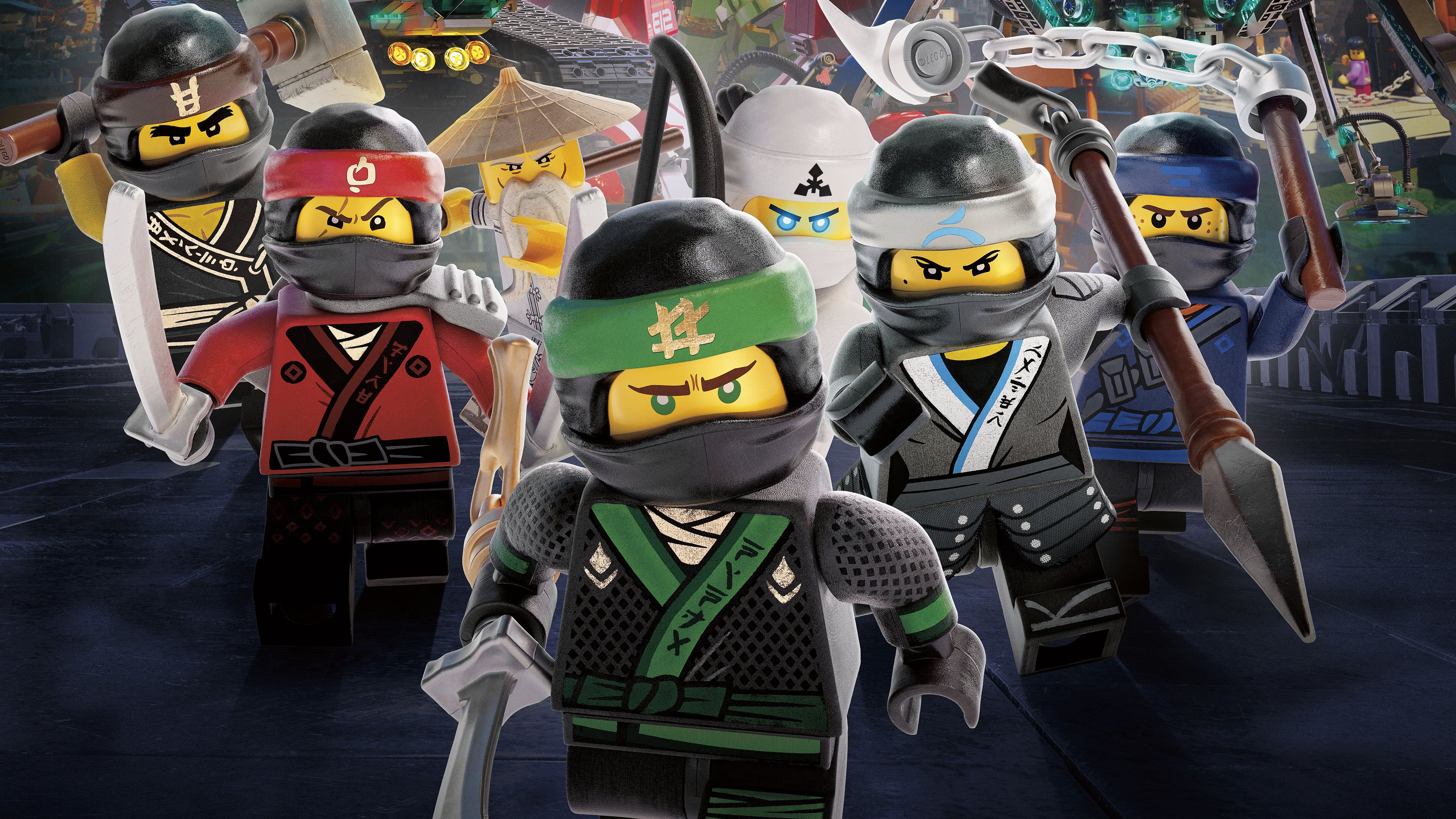Lego Ninjago Masters Of Spinjitzu UHD 4K Wallpaper