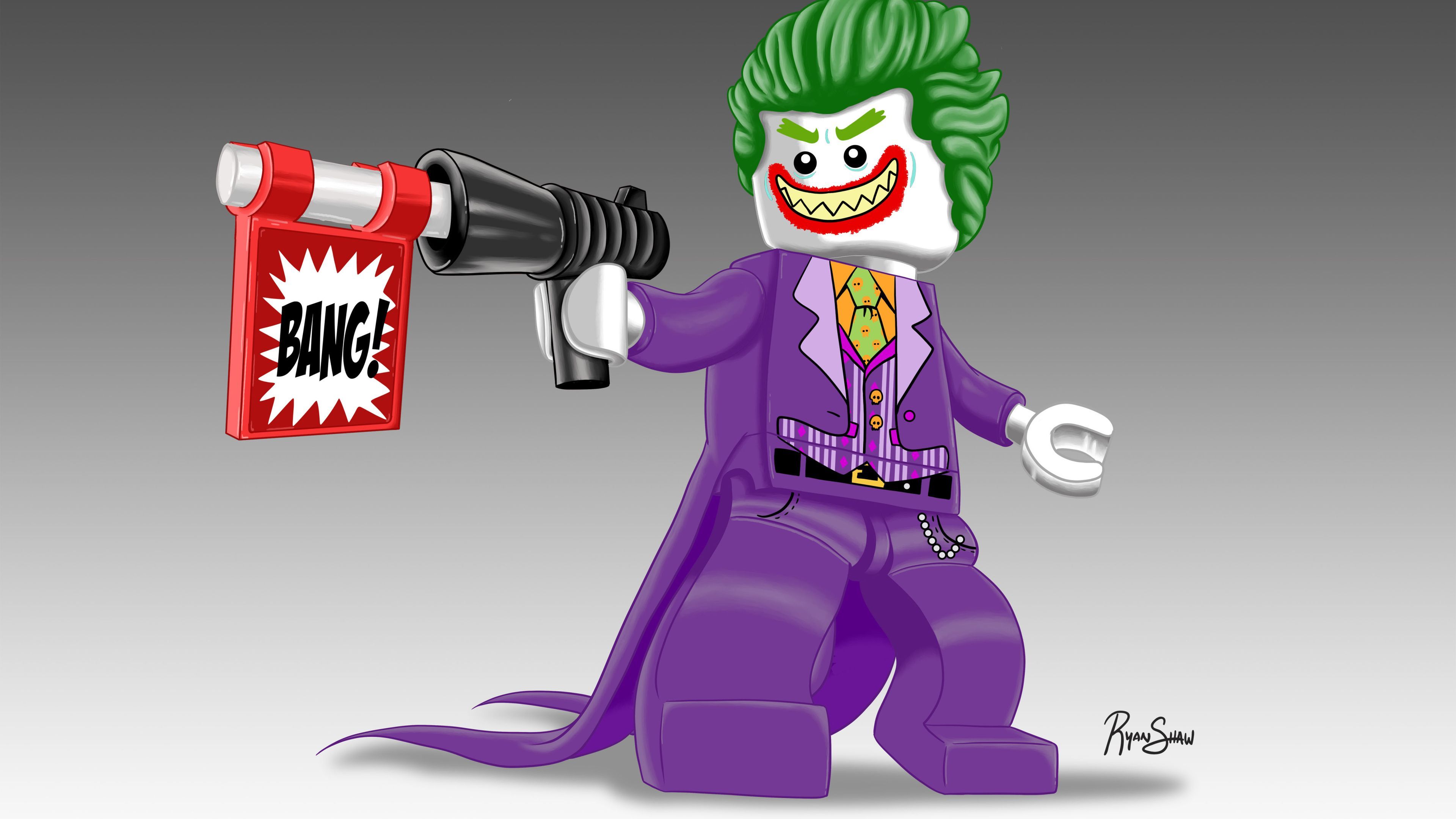 Lego Joker Artwork 4k Supervillain Wallpaper, Superheroes Wallpaper, Joker Wallpaper, Hd Wallpaper, 5k Wallpaper, 4k. Joker Artwork, Joker Wallpaper, Joker