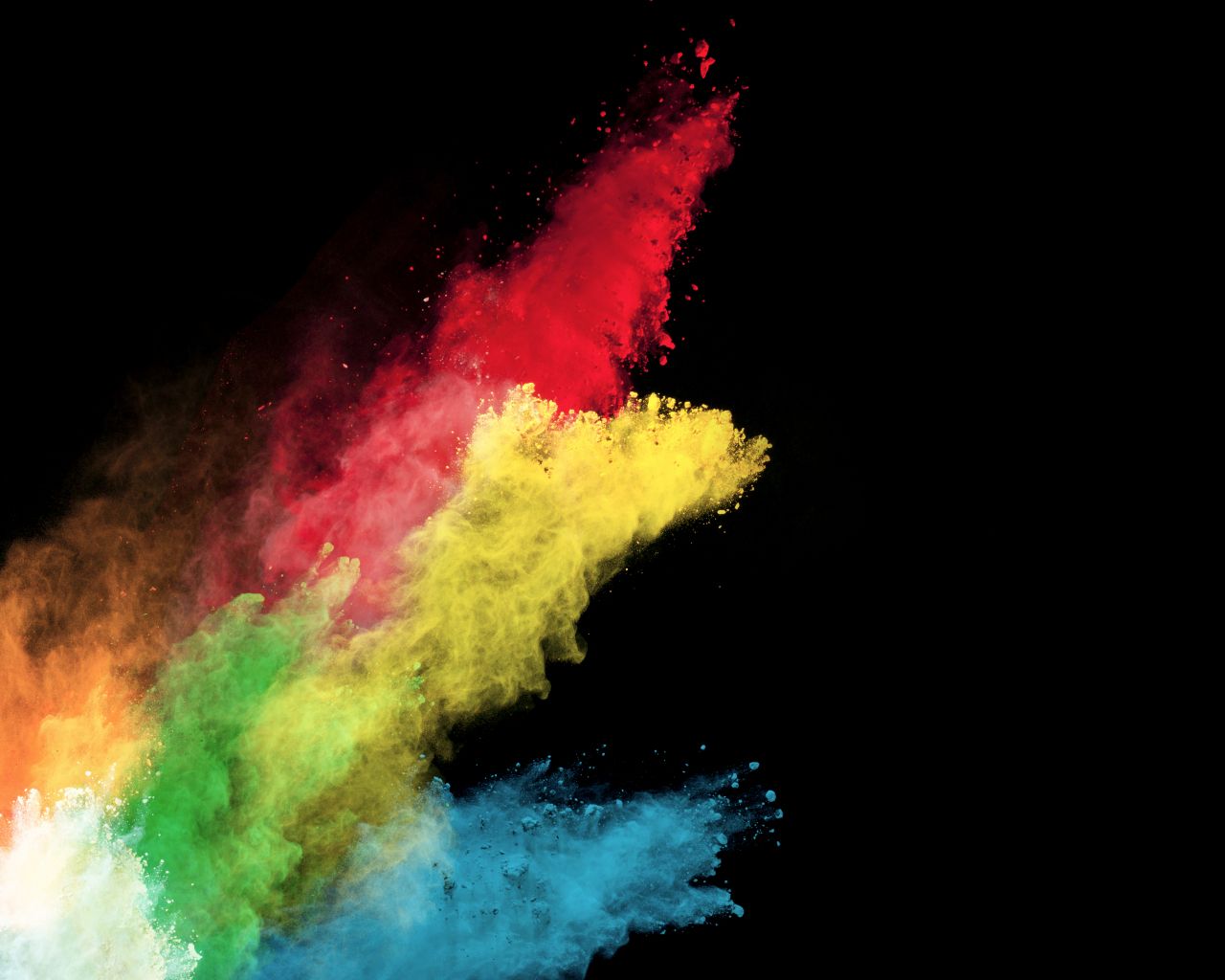 Desktop Wallpaper Powder, Colorful, Blast, HD Image, Picture, Background, 146793