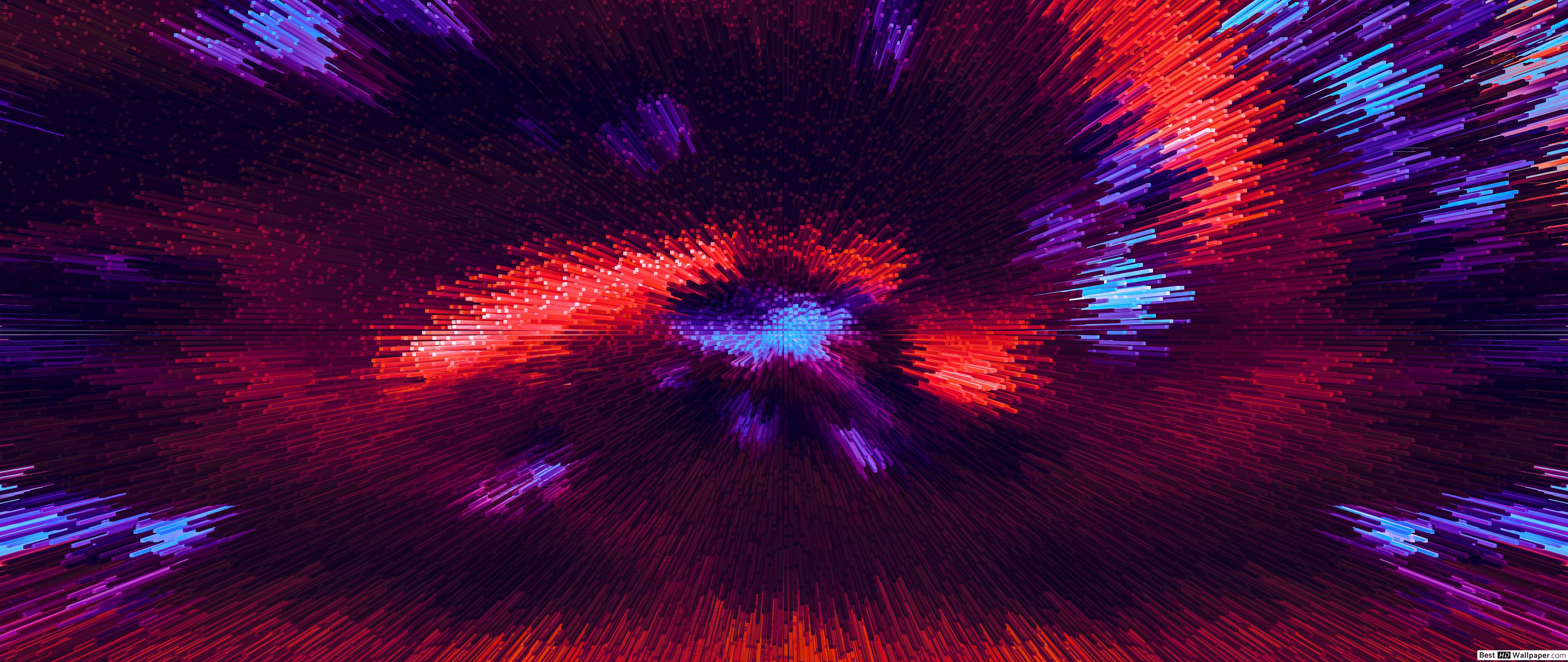 Vibrant burst explosion HD wallpaper download