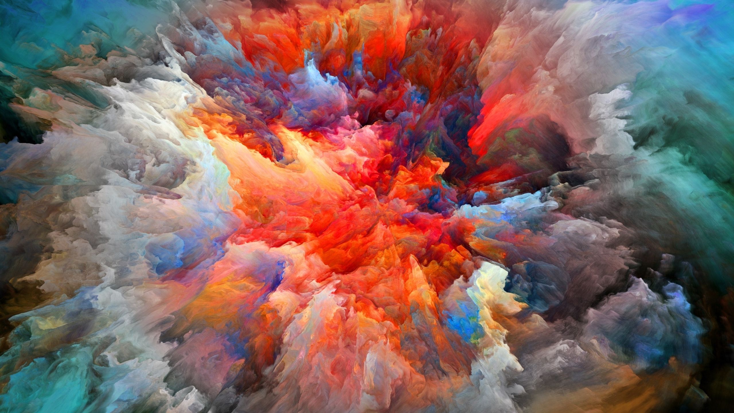 Explosion Of Colors MacBook Air Wallpaper Download