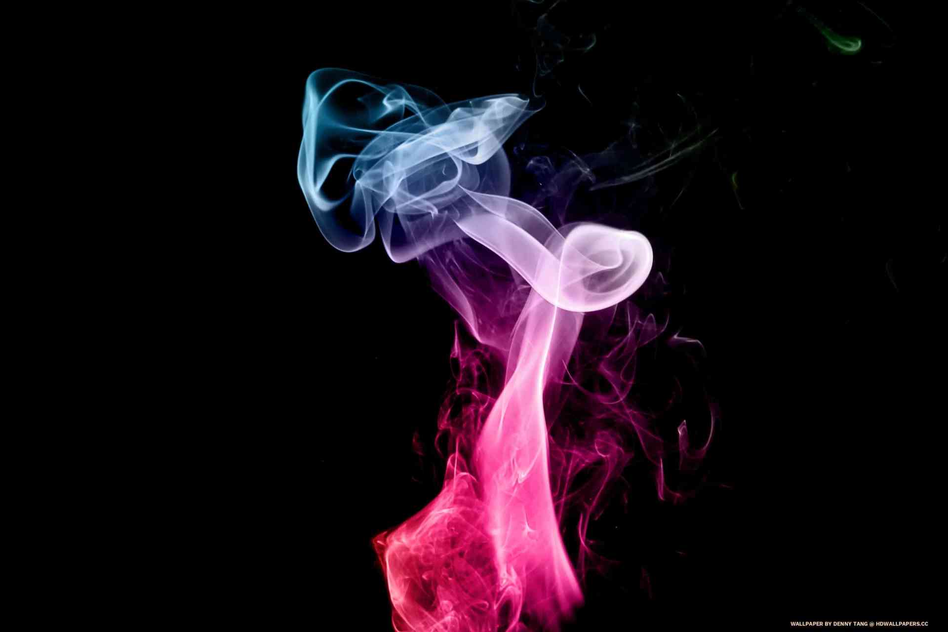 Rainbow Smoke Art 3