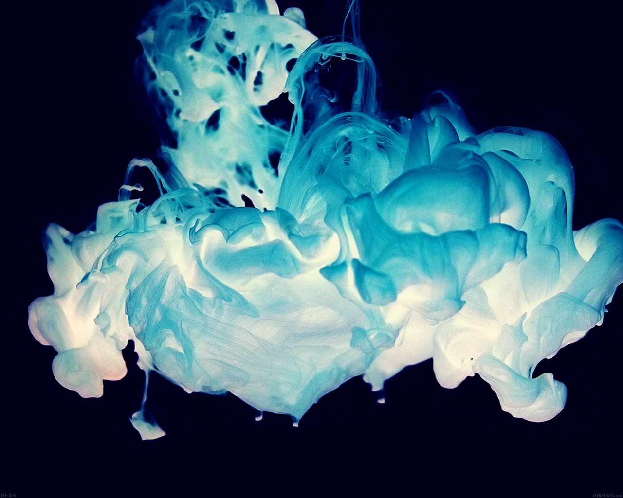 wallpaper for desktop, laptop. blue smoke art wonderful