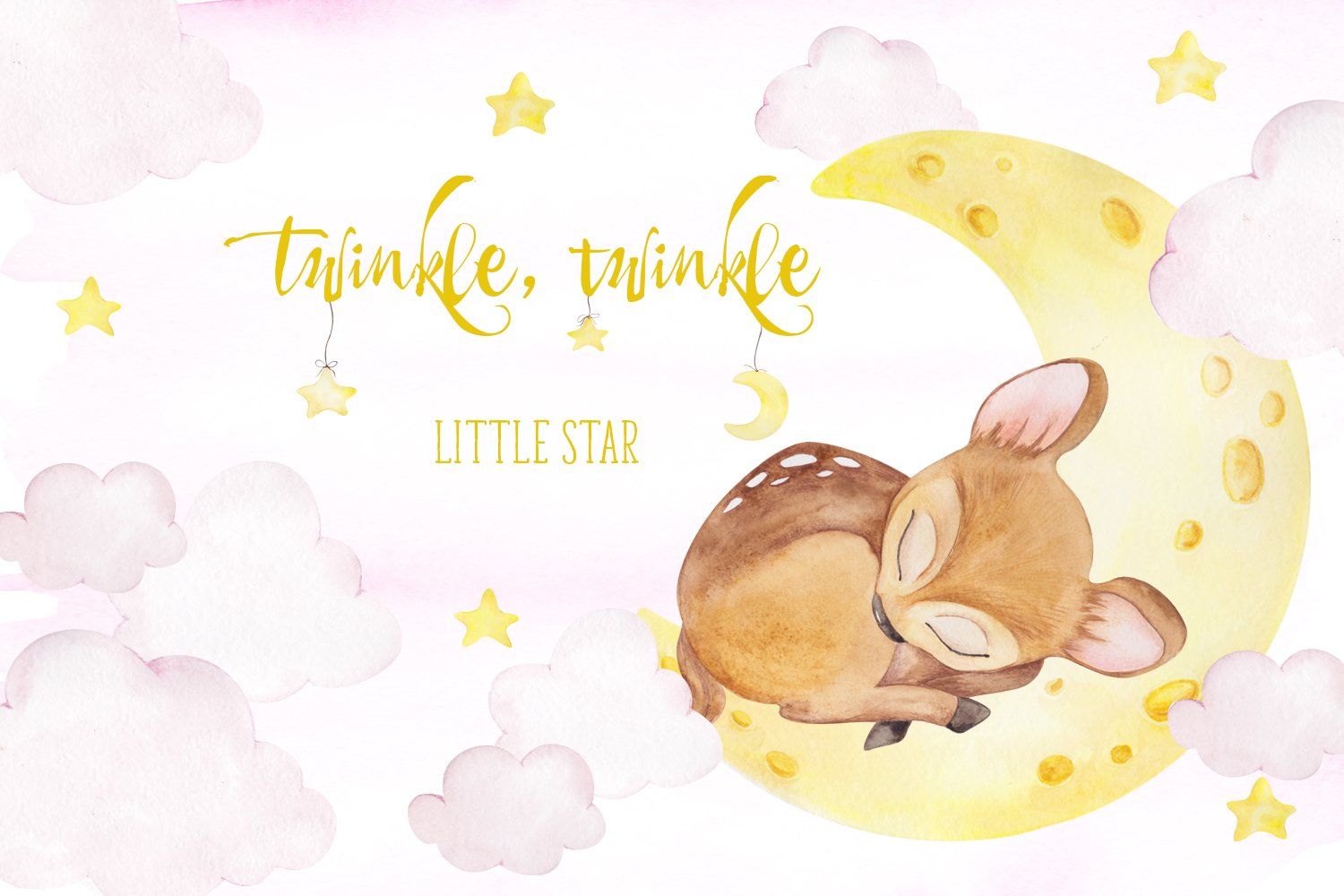 Twinkle, Twinkle Little Star. Pre Designed Photohop Graphics Creative Market