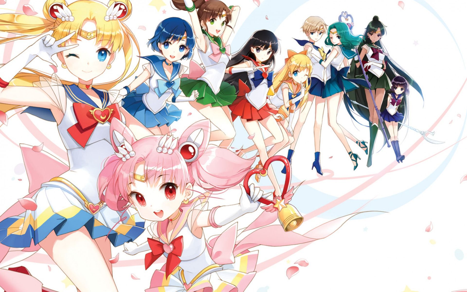 Sailor Moon Girls!! Club & Sailor Scouts Wallpaper