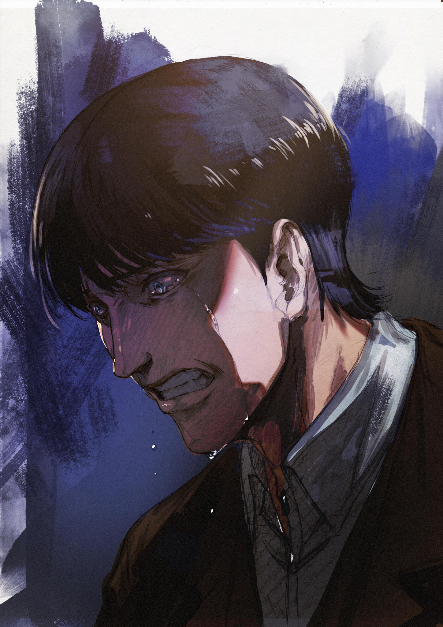 Grisha Jaeger on Titan. Anime Image Board