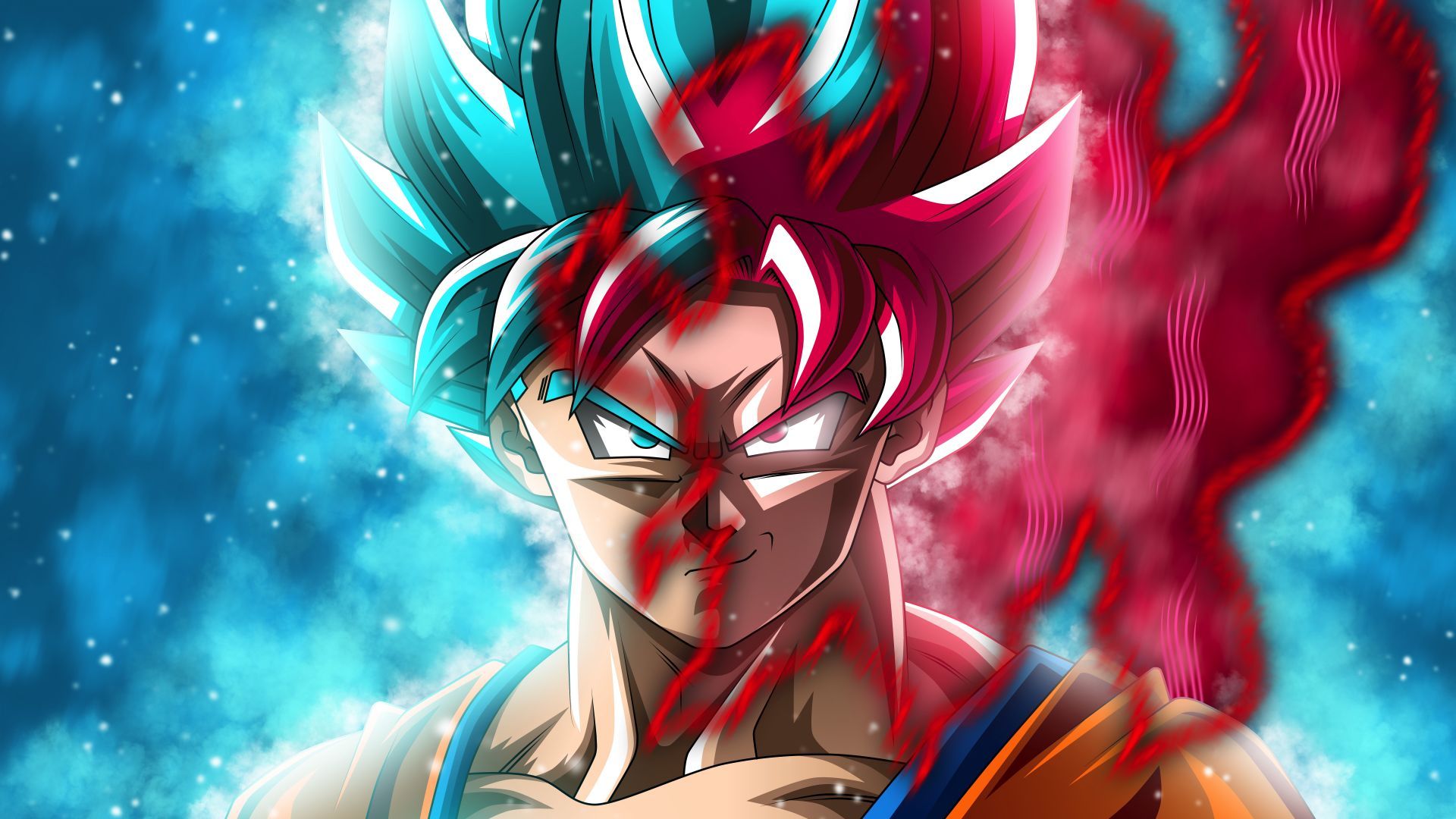 Desktop Wallpapers Goku, Angry Face, Anime Boy, Dragon Ball, Hd Image, Picture, Background, 8d32ab